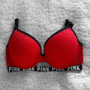 VS PINK Wear Everywhere Push Up Bra 32DD